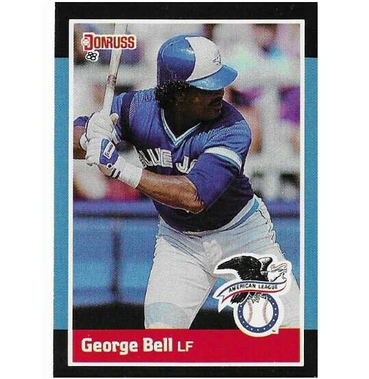 Bell, George / Toronto Blue Jays | Donruss #6 | Baseball Trading Card | 1988 | American League All-Star