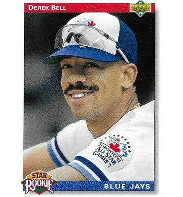 Bell, Derek / Toronto Blue Jays | Upper Deck #26 | Baseball Trading Card | 1992 | Star Rookie