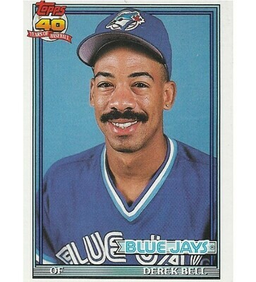 Bell, Derek / Toronto Blue Jays | Topps #7T | Baseball Trading Card | 1991 | Traded Series | Rookie Card