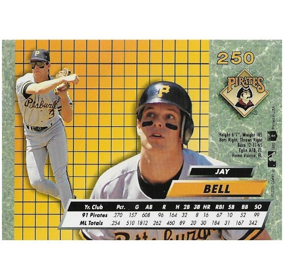 jay bell pirates jersey