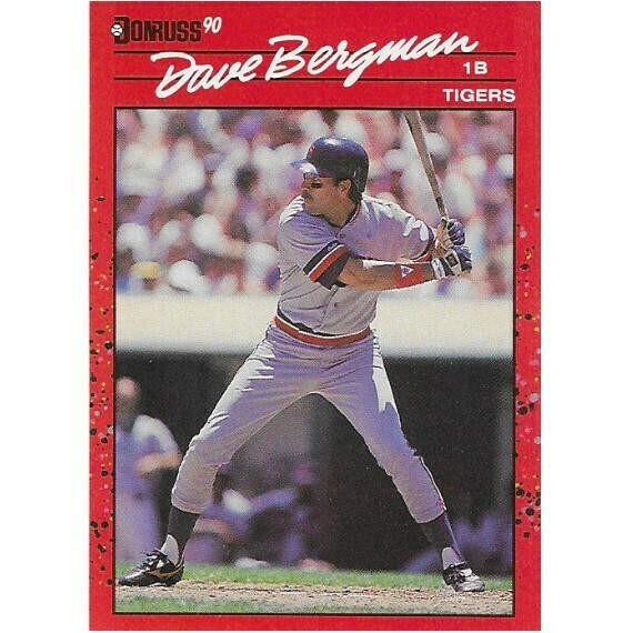 Bergman, Dave / Detroit Tigers | Donruss #445 | Baseball Trading Card | 1990