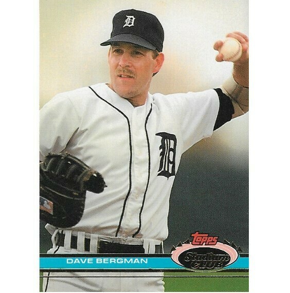 Bergman, Dave / Detroit Tigers | Stadium Club #386 | Baseball Trading Card | 1991