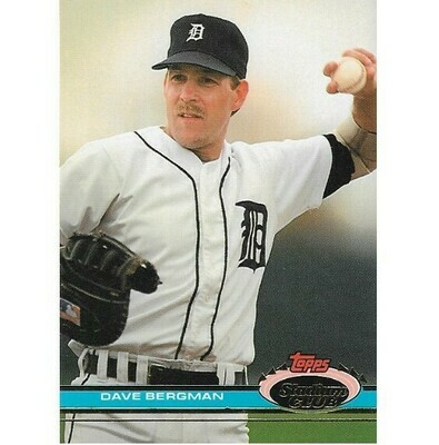 Bergman, Dave / Detroit Tigers | Stadium Club #386 | Baseball Trading Card | 1991