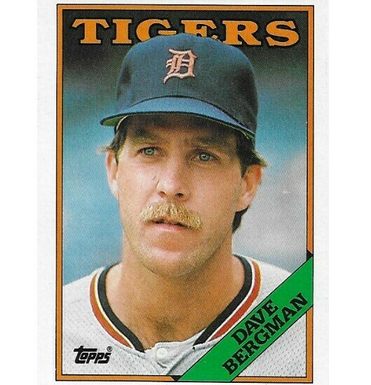 Bergman, Dave / Detroit Tigers | Topps #289 | Baseball Trading Card | 1988