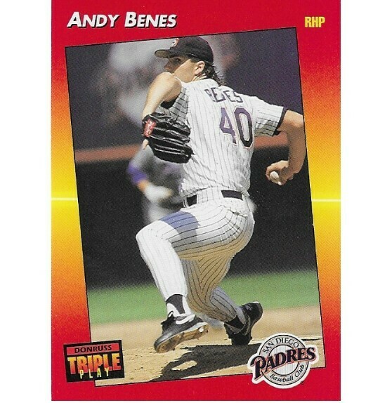 Benes, Andy / San Diego Padres | Triple Play #33 | Baseball Trading Card | 1992