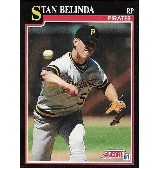 Belinda, Stan / Pittsburgh Pirates | Score #296 | Baseball Trading Card | 1991