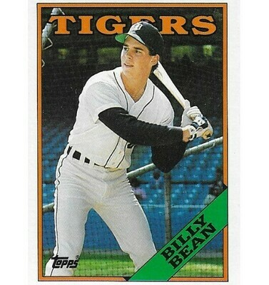 Bean, Billy / Detroit Tigers | Topps #267 | Baseball Trading Card | 1988 | Rookie Card