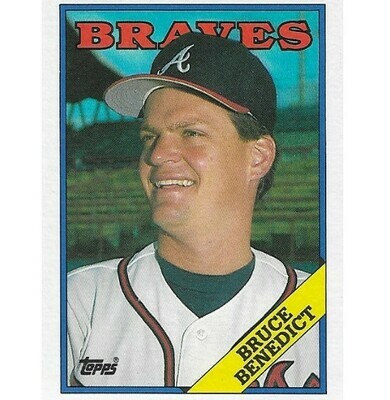 Benedict, Bruce / Atlanta Braves | Topps #652 | Baseball Trading Card | 1988