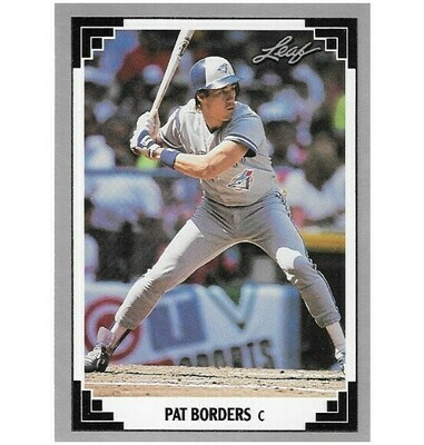 Borders, Pat / Toronto Blue Jays | Leaf #23 | Baseball Trading Card | 1991