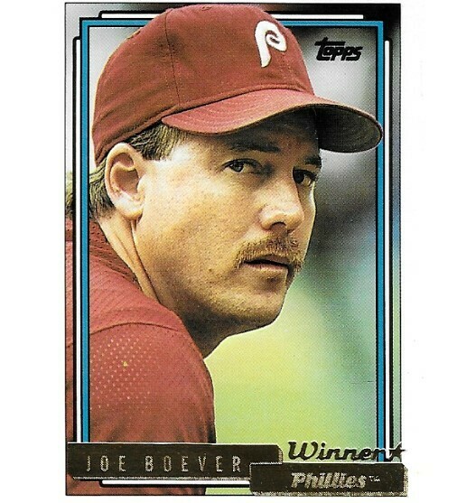 Boever, Joe / Philadelphia Phillies | Topps #696 | Baseball Trading Card | 1992 | Gold Winners