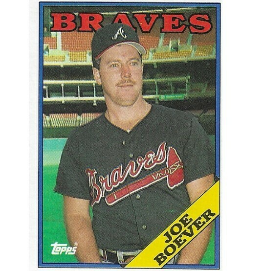Boever, Joe / Atlanta Braves | Topps #627 | Baseball Trading Card | 1988 | Rookie Card