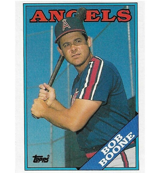 Boone, Bob / California Angels | Topps #498 | Baseball Trading Card | 1988