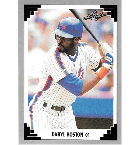 Boston, Daryl / New York Mets | Leaf #202 | Baseball Trading Card | 1991