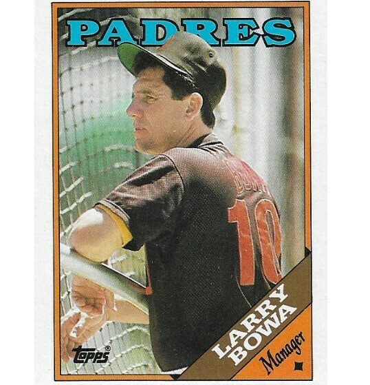 Bowa, Larry / San Diego Padres | Topps #284 | Baseball Trading Card | 1988 | Checklist