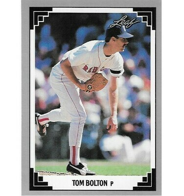 Bolton, Tom / Boston Red Sox | Leaf #47 | Baseball Trading Card | 1991