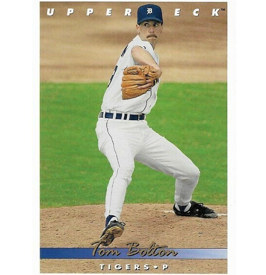 Bolton, Tom / Detroit Tigers | Upper Deck #633 | Baseball Trading Card | 1993