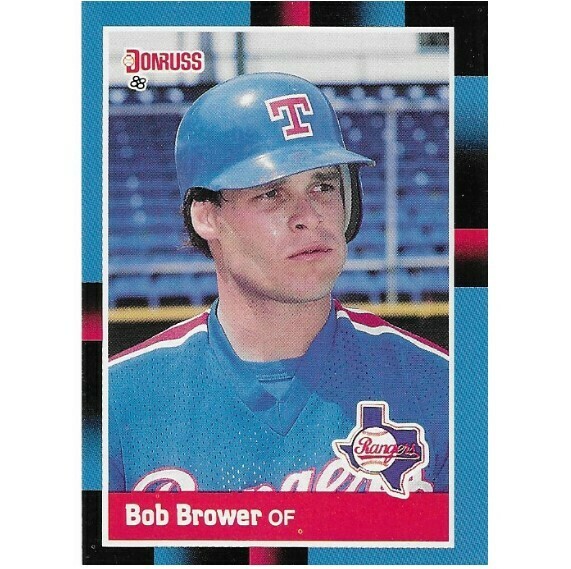 Brower, Bob / Texas Rangers | Donruss #346 | Baseball Trading Card | 1988