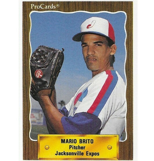 Brito, Mario / Jacksonville Expos | ProCards #1368 | Baseball Trading Card | 1990 | Southern League