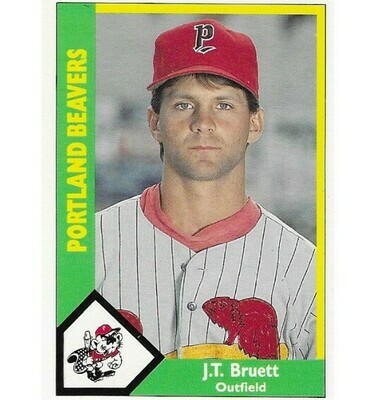 Bruett, J.T. / Portland Beavers | CMC #576 | Baseball Trading Card | 1990 | Pacific Coast League