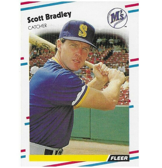 Bradley, Scott / Seattle Mariners | Fleer #370 | Baseball Trading Card | 1988