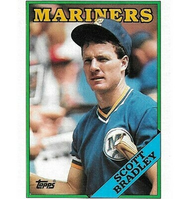 Bradley, Scott / Seattle Mariners | Topps #762 | Baseball Trading Card | 1988