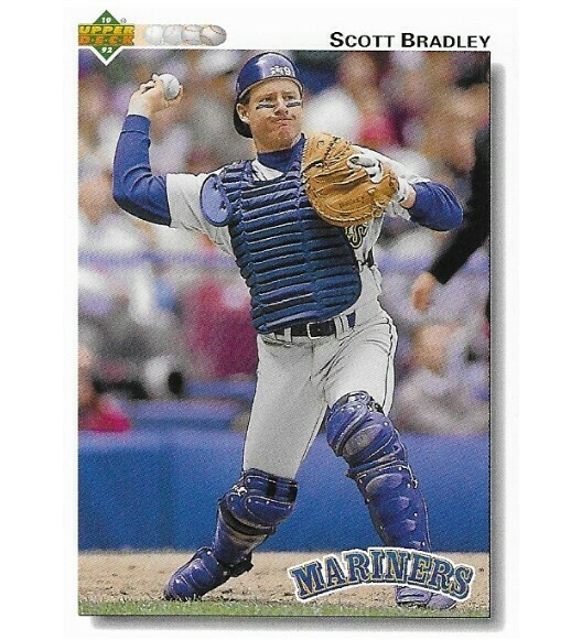 Bradley, Scott / Seattle Mariners | Upper Deck #390 | Baseball Trading Card | 1992
