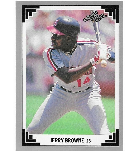 Browne, Jerry / Cleveland Indians | Leaf #43 | Baseball Trading Card | 1991