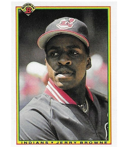 Browne, Jerry / Cleveland Indians | Bowman #332 | Baseball Trading Card | 1990