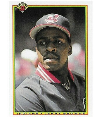 Browne, Jerry / Cleveland Indians | Bowman #332 | Baseball Trading Card | 1990