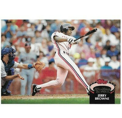 Browne, Jerry / Cleveland Indians | Stadium Club #251 | Baseball Trading Card | 1992