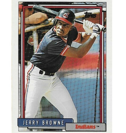 Browne, Jerry / Cleveland Indians | Topps #219 | Baseball Trading Card | 1992