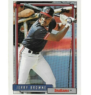Browne, Jerry / Cleveland Indians | Topps #219 | Baseball Trading Card | 1992