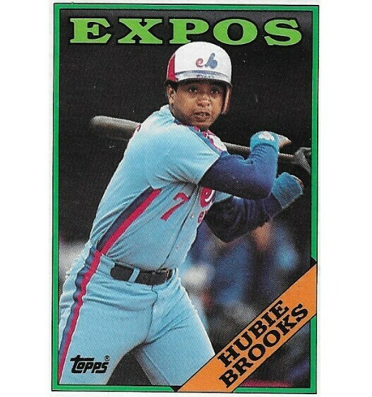 Brooks, Hubie / Montreal Expos | Topps #50 | Baseball Trading Card | 1988