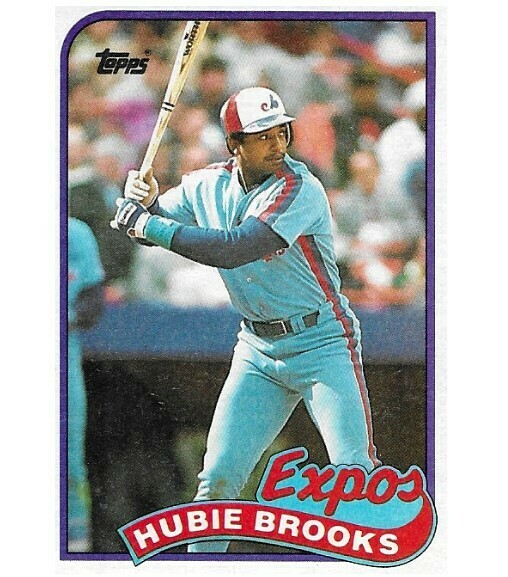 Brooks, Hubie / Montreal Expos | Topps #485 | Baseball Trading Card | 1989