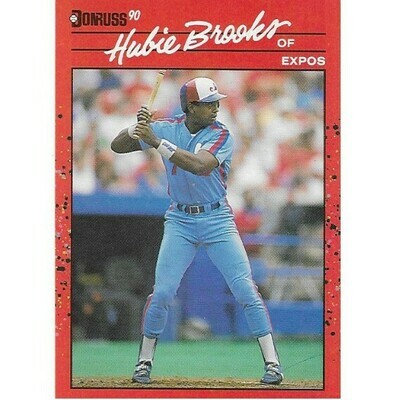 Brooks, Hubie / Montreal Expos | Donruss #130 | Baseball Trading Card | 1990