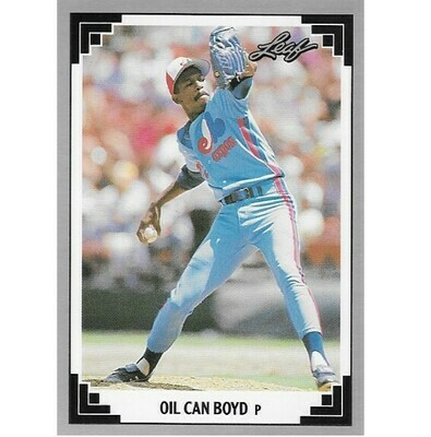 Boyd, Dennis (Oil Can) / Montreal Expos | Leaf #167 | Baseball Trading Card | 1991