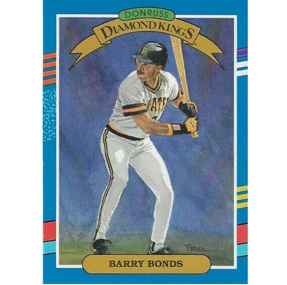 Bonds, Barry / Pittsburgh Pirates | Donruss #4 | Baseball Trading Card | 1991 | Diamond Kings