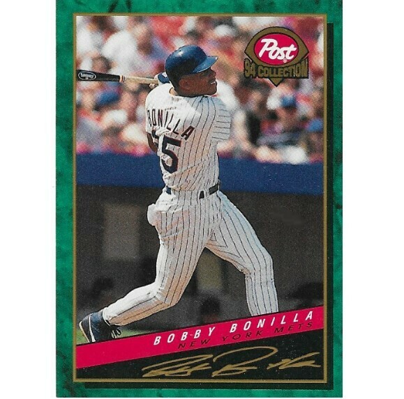 Bonilla, Bobby / New York Mets | Post #10 of 30 | Baseball Trading Card | 1994 | Post 94 Collection
