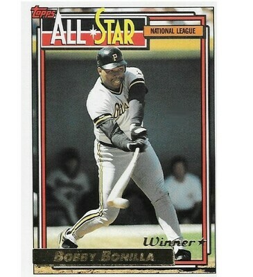 Bonilla, Bobby / Pittsburgh Pirates | Topps #392 | Baseball Trading Card | 1992 | Gold Winners | All Star