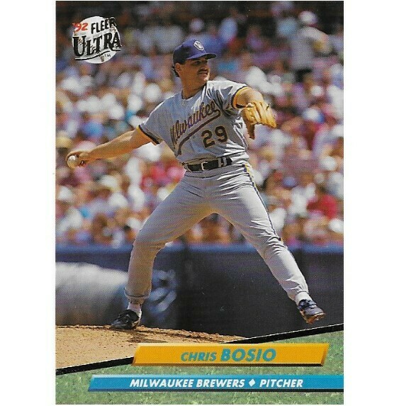 Bosio, Chris / Milwaukee Brewers | Ultra #379 | Baseball Trading Card | 1992