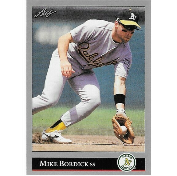Bordick, Mike / Oakland Athletics | Leaf #364 | Baseball Trading Card | 1992