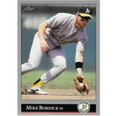 Bordick, Mike / Oakland Athletics | Leaf #364 | Baseball Trading Card | 1992