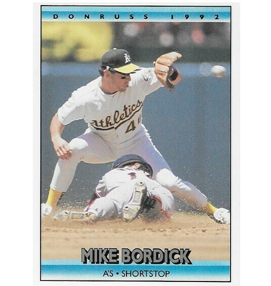 Bordick, Mike / Oakland Athletics | Donruss #505 | Baseball Trading Card | 1992