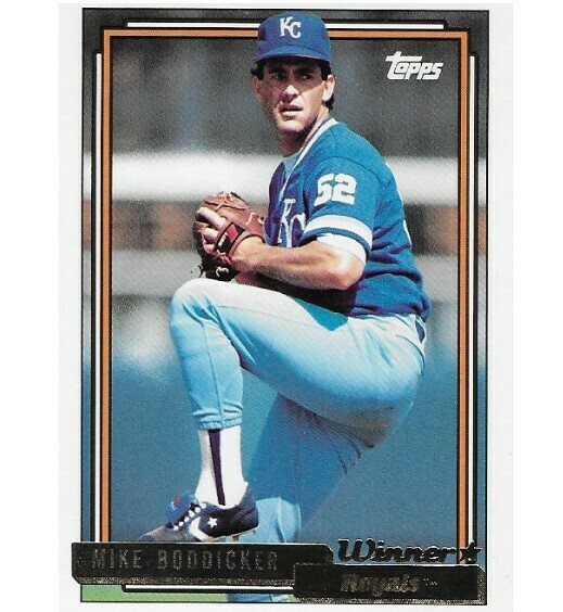 Boddicker, Mike / Kansas City Royals | Topps #106 | Baseball Trading Card | 1992 | Gold Winners