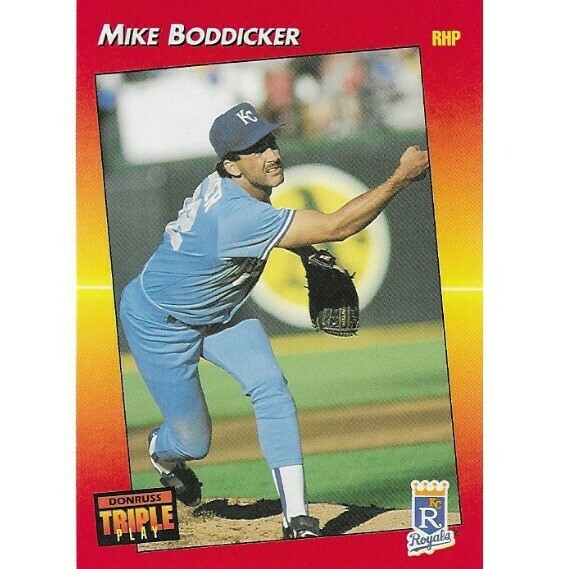 Boddicker, Mike / Kansas City Royals | Triple Play #12 | Baseball Trading Card | 1992