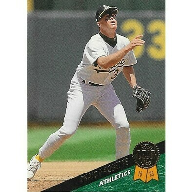 Paquette, Craig / Oakland Athletics | Leaf #506 | Baseball Trading Card | 1993