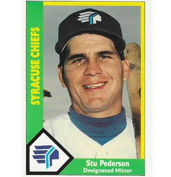 Pederson, Stu / Syracuse Chiefs | CMC #349 | Baseball Trading Card | 1990 | International League