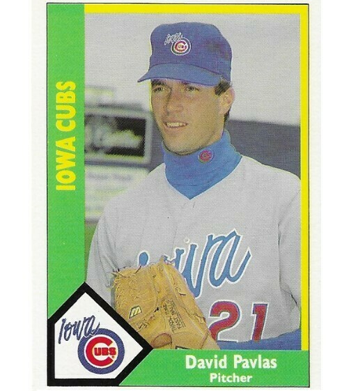 Pavlas, David / Iowa Cubs | CMC #81 | Baseball Trading Card | 1990 | American Association