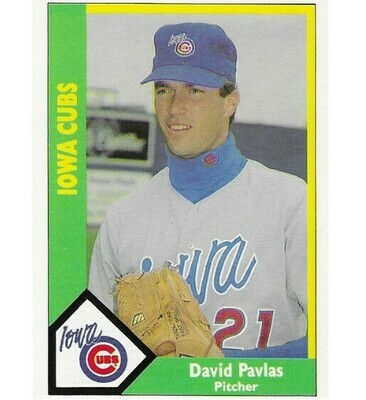 Pavlas, David / Iowa Cubs | CMC #81 | Baseball Trading Card | 1990 | American Association