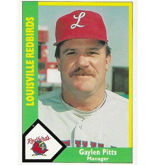 Pitts, Gaylen / Louisville Redbirds | CMC #678 | Baseball Trading Card | 1990 | American Association